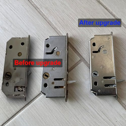 2-Panel Sliding Patio Door Lock and Receiver Kit Replacement for Andersen Gliding Glass Door Reachout Locks from 1986 to Present