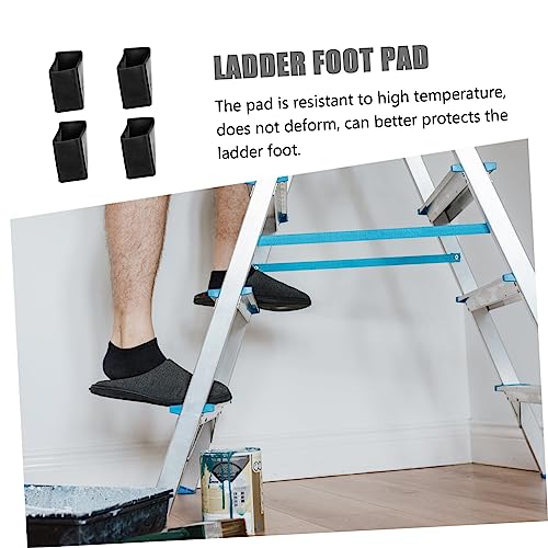 4pcs Ladder Protective Mat Kitchen Step Ladder Safety Easy Install Slip Mats