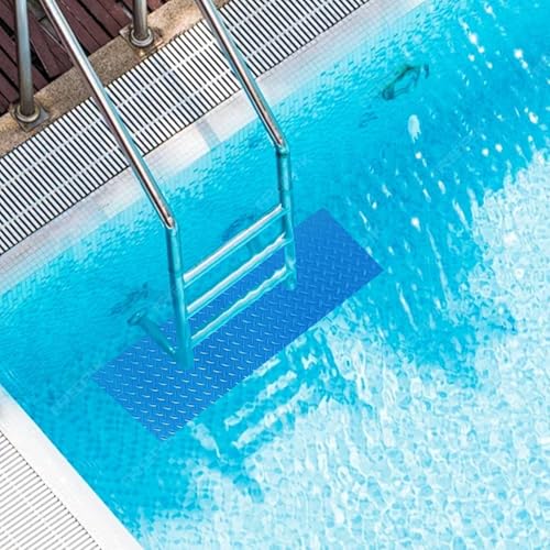 Swimming Pool Ladder Step Mat, 36" x 36" Protective Pool Ladder Pad Step Mat with Non-Slip Texture, Pool Liner Protection Mat for In-ground or Above Ground Pools