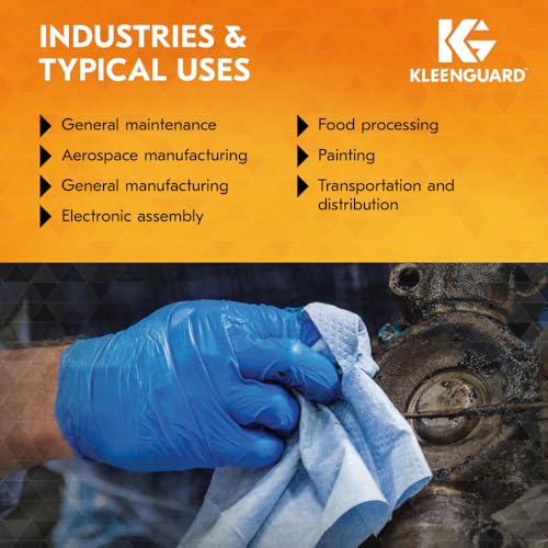 KleenGuard G10 2PRO Nitrile Gloves - size: Medium