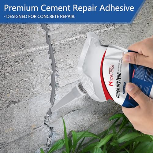 Concrete Crack Sealant, Premium Concrete Crack Filler, Weather-Resistant Caulking Glue,Quick-Drying & Waterproof Repair Adhesive for Slabs, Driveways, Sidewalks (2-Pack) - style: 2 Pcs,2.2LB