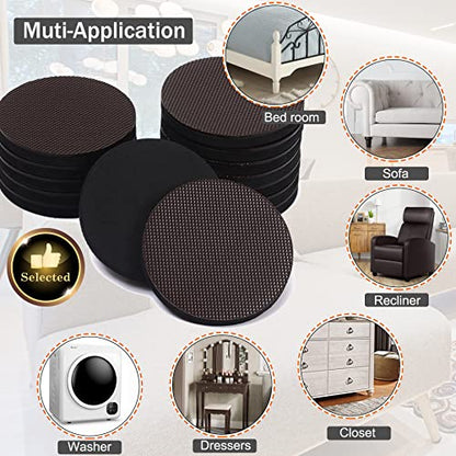 Anti Vibration Pads for Washing Machine, Non-Slip Furniture Pads for Hardwood Floors, Furniture & Washer Feet Stabilizer Stoppers Protectors, Keep Washing Machine from Moving & Sliding, (3.5", 16pcs) - size: 16Pcs 3.5"