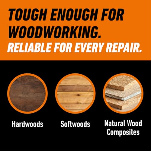 Gorilla Wood Glue Ultimate, Waterproof High‑Strength Wood Glue, Natural Dry Finish, 1 Gallon - size: 1 Gallon (1 Pack)