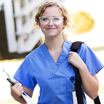 Stylish Safety Glasses, Clear Anti-Fog Anti-Scratch Protective Glasses For Men And Women - color: Clear