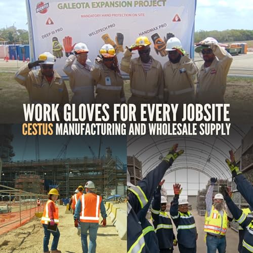 Cestus C11e, Nitrile Coated Work Gloves with Grip, Touchscreen, Reinforced Double Knit - size: XX-Large, style: 12 Pairs