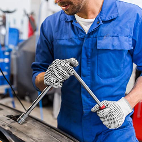 Evridwear Cotton Polyester String Knit Shell Safety Protection Work Gloves for Painter Mechanic Industrial Warehouse Gardening Construction One Case (12 Pairs X20) With Two Side dots, S Size - color: Two Side Dots - 240 Pairs, size: Small