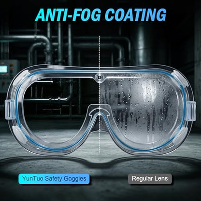 1 pack Anti-Fog Safety Goggles, Protective Safety Glasses, Eye Protection - color: 1 Pack