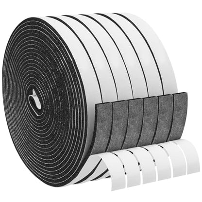 DGSL Foam Insulation Tape, 1/2In x 1/8In x197FtWeather Stripping Door Seal Strip for Doors and Windows,Sliding Door, Soundproofing Door Seal,Weatherstrip,Air Conditioning Seal Strip - size: 1/2In x 1/8In x197Ft