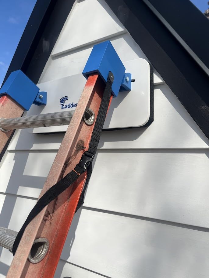 Ladder Stabilizer, American Made Heavy Duty Ladder Standoff Fits All Extension Ladders, Secure Siding and Wall Extension Accessory, House and Siding Protection Tool