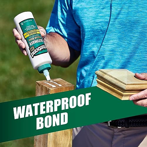 Titebond III Ultimate Wood Glue 8 Oz. (12 Pack) – Premium Professional Woodworking Adhesive, Waterproof, Strong Initial Tack, Interior/Exterior Use, Easy Water Cleanup – 1413 - size: 8 Oz. (12 Pack)