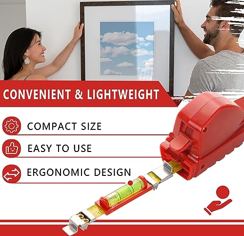 All in One Picture Hanging Tool Kit with Level, Portable Picture Leveling, Picture Hanging Level for Hang Pictures, Mirrors, TVs - style: 10MM
