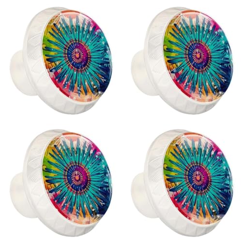 White Cabinet Knobs, Dresser Knobs, 4PCS Drawer Pulls with Screws for Home Office Kitchen, Flower Floral Christmas - color: COLOR8085