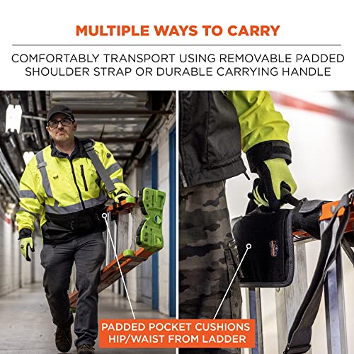 Ergodyne 5300 A-Frame Ladder Shoulder Lifting Strap & Carrying Handle, Transport Ladders with Ease - style: Shoulder Strap + Carry Handle