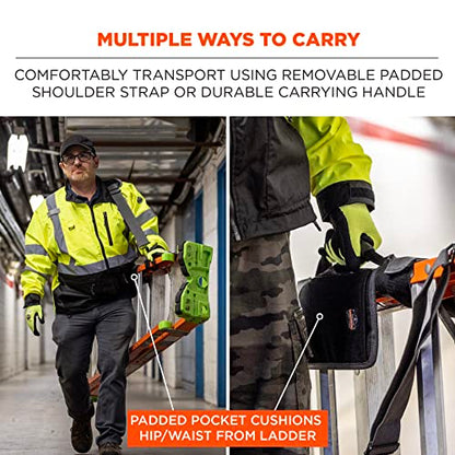 Ergodyne 5300 A-Frame Ladder Shoulder Lifting Strap & Carrying Handle, Transport Ladders with Ease - style: Shoulder Strap + Carry Handle