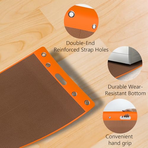 Oversized Large Appliance Slider with Pull Strap,Furniture Moving Slides for Floor Protection Premium Moving Mat for Tile Carpet and Hardwood Floor - size: 49" X 30" Coffee