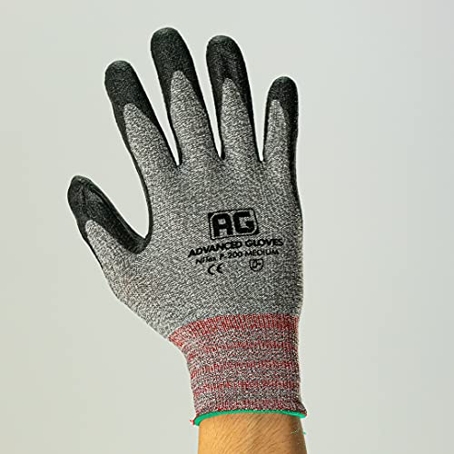 – NiTex P-200 Nylon Nitrile Gloves, Breathable Nitrile Foam Coated Utility Gloves for Insulated Grip, Grey, 3-Pair, Medium - color: Grey, size: 3 Pairs (Medium)