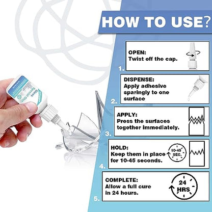 Glass Glue, 30g, Instant Strong Bond for Glass, Acrylic, Waterproof, Dries Clear, Quick Curing, Ideal for Craft, Jewelry, Rhinestone, Crystal, Mirror, Glasses - size: 30g*1, style: Glass Glue