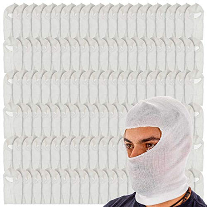 TCP Global Premium Painters Spray Socks, One Size Fits All (Pack of 12) - Snug Soft Stretch Cotton Hood Mask