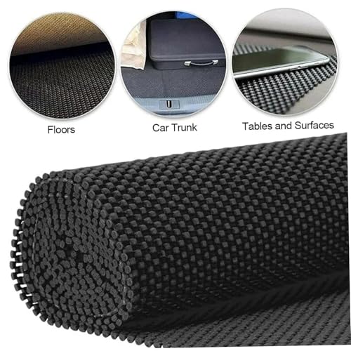 24×48 Inch Black Non-Slip Workbench Mat, Anti-Slip Pad & Drawer Shelf Liner for Toolbox, Cabinet, Router Table, Sander Station & Garage Workbench