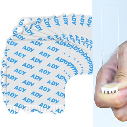 ADY Clear Picture Hanging Strips, Removable Double Sided Tape for Wall Heavy Duty 40 Pack Damage Free, Adhesive Strips Refill for Rent Room, Nano Transparent Adhesive Tape for Decor, Poster - size: L-0.75in x 3.75in