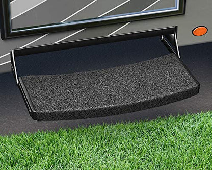 Prest-O-Fit 2-0222 Trailhead Universal RV Step Rug 22 in. Wide - Harbor Gray - color: Harbor Gray