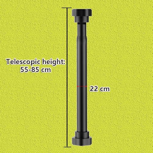 Sink Support Legs Adjustable, Undermount Basin Brackets Black Furniture Leg, Stainless Steel Support Poles Repair Kit for Kitchen Sink Table Leg(2*Height 55-85cm(21.6"-33.5")) - size: 2*Height 55-85cm(21.6"-33.5")