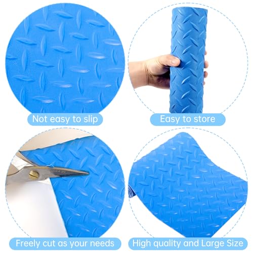 16x36 inches Swimming Pool Ladder Mat Protective Swimming Pool Step Pad for Above Ground Swimming Pool Ladder Pad Vinyl Non-Slip Pool Liner - size: 16x36 inches
