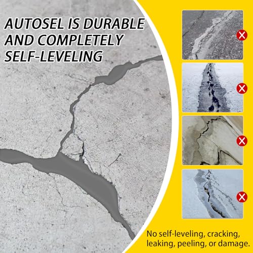 Concrete Crack Filler, Cement Crack Filler, Self-Leveling Concrete Crack Repair Filler, High-Elasticity Waterproof Caulking Glue for Driveways, Walkways, Patios, and Driveway Crack Repair– 10 PCS - style: 11.1LB