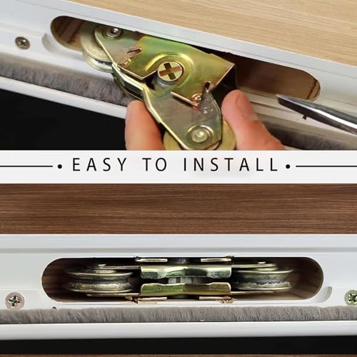 2 Piece 1-1/4" Steel Ball Side Adjustable Heavy,Compatible Andersen Sliding Door Parts P/N #1997061 (1982 to Present) and Replaces #1273704 (1964 to 1982) - size: 1-1/4-inch floor-mounted door roller