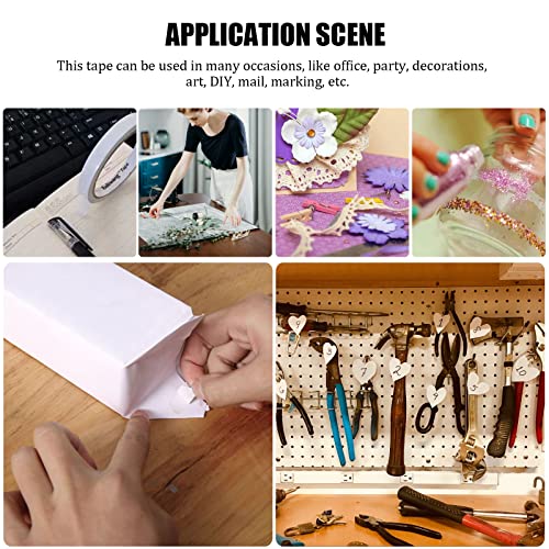 Double Sided Tape for Clothes, Fabric Tape, Double-Sided Hem Tape for Hemming, Clothing, Scrapbook Supplies, Gifts Box, Scrapbooking, Tear-by-Hand, 6 Roll Heavy Duty Multi-Size Adhesive Tape - size: 15 mm, 20 mm, 25 mm