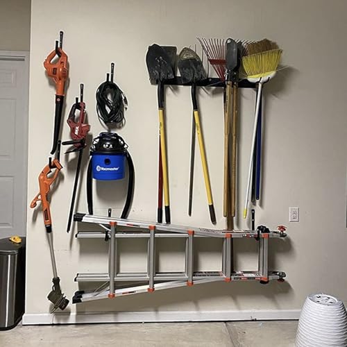 CROISSANT 4Pack Garage Storage Ladder Hook, Suitable for Kayak Hangers for Garage Wall, Heavy Duty Hooks for Hanging 50 lbs - size: 9in 4Pack