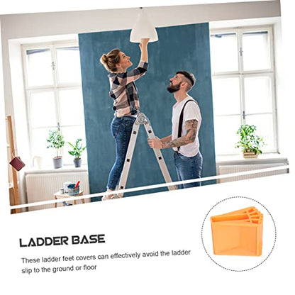 2pcs Ladder Feet Mats Non-Slip Stair Treads Ladder Leg Pads Fall Safety Pad for Home Office Crib Padding