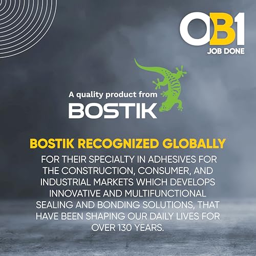 OB1 Universal Caulk Sealant & Adhesive Gray 10.1oz | Professional Grade Premium All-in-One Advanced Hybrid 3-in1 | Water Resistant Internal & External | Shrink Crack UV & Fade Resistant | 1 Cartridge - color: Gray, size: 10.1oz