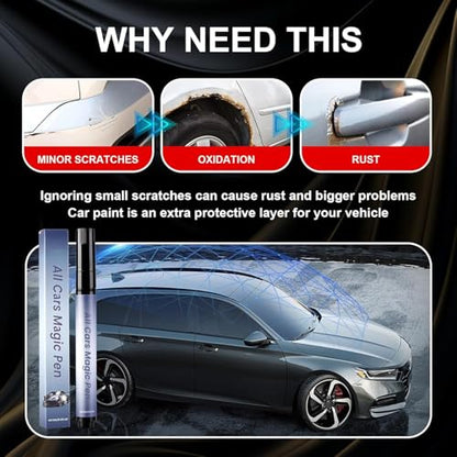2PCS All Cars Magic Pen Magic Car Scratch Removal Pen Car Scratch Repair Pen Quick Fix for Scratches and Paint Damage, Easy to Use