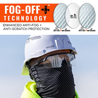 Ergodyne Skullerz AEGIR Anti Scratch Safety Glasses, Anti-Fog, ANSI z87.1 - color: In/Outdoor Lens