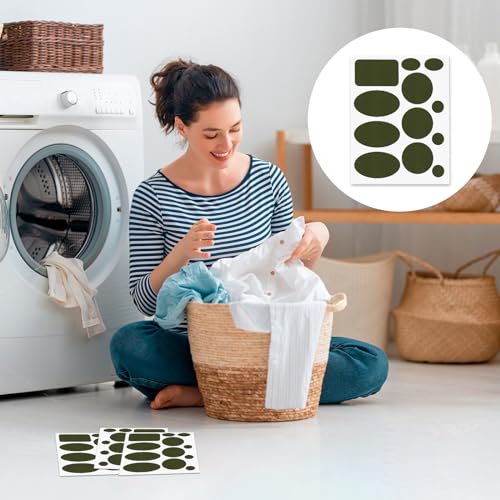Down Jacket Patches Nylon Repair Tape Self-Adhesive Repair Patch | Pre-Cut, Waterproof Tear-Resistant Rip-Stop Nylon Fabric Patches to Fix Holes in Clothing, Sleeping Bags - color: Olive