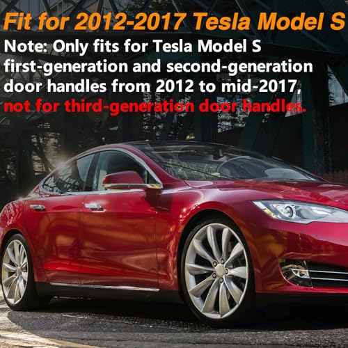 Upgraded Stainless Steel Door Handle Repair Kit Microswitch Harness Door Handle Paddle Gear Compatible with Tesla Model S 2012-2017 Replace#: 1042845-00-A