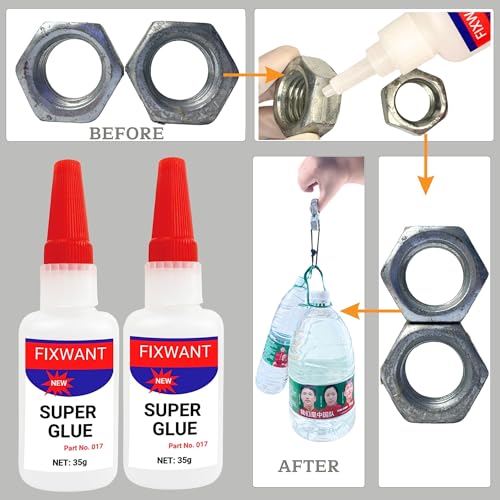 Uniglue Universal Super Glue, Welding High-Strength Oily Glue, Mighty Instant Glue, for Fast Repair and Curing Resin Ceramic Metal Glass,Plastics, Jade Etc. (35g) (1)