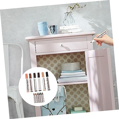 LALAFINA Stain Marker for Wood Floors 12pcs Furniture Touch up Pen Set Scratch Repair Kit