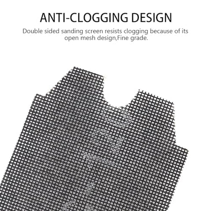 SCOTTCHEN Drywall Sanding Screen Mesh Sheet 4-3/16" x 11-1/4" Grit #120-12pcs - style: #120-12pcs