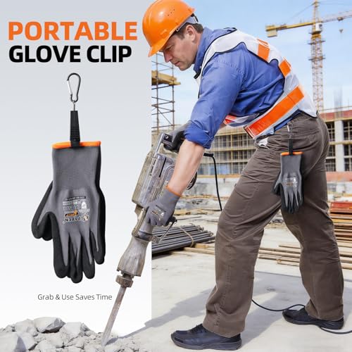 Safety Work Gloves - 7 Pairs, Seamless Knit Glove with MicroFoam Nitrile Coated Smooth Grip on Palm & Fingers for Men and Women, Ideal for General Duty Work (M,Blue) - size: Medium, style: 7 Pairs,blue