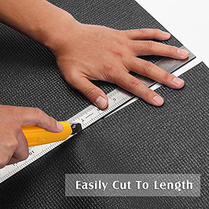 MIXPOWER Professional Tool Box Liner and Drawer Liner,Easy Cut Non-Slip Foam Rubber Toolbox Drawer Liner Mat - Adjustable Thick Cabinet Liners,Black,16 inch (Wide) x 16 feet (Long) - size: 16"W x 192"L