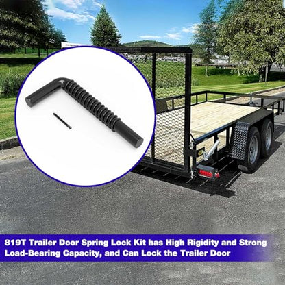 Trailer Gate Spring Latch Kit 819t for Carry-On Utility Trailers,Trailer Latch Spring Pin,Trailer Gate Latch Replacement Trailer Gate Spring Latch Repair Kit - 2 Pcs