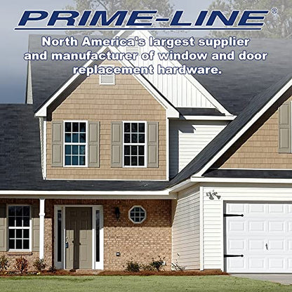 Prime-Line U 9486 2-1/8 In. Stamped Steel Brass Plated Adjustable Strike (Single Pack)