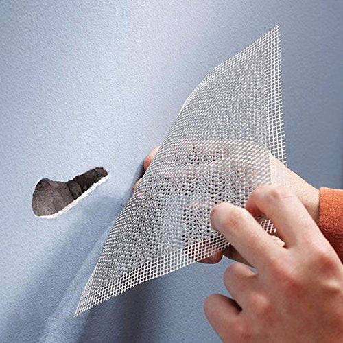 Wideskall® 4" x 4" inch Heavy Duty Self Adhesive Wall Repair Patch for Drywall, Pack of 10 - size: Pack of 10