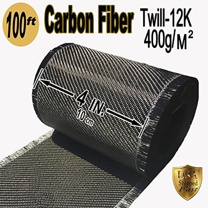 100 ft - Carbon Fiber-Basement Wall Crack Repair Kit - Carbon Fiber Foundation Wall Repair - Easy to use Includes Instructions