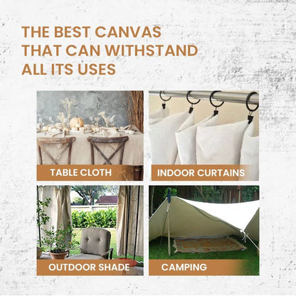 ZUPERIA Canvas Drop Cloth for Painting (Size 4x5 Feet Pack of 4) Pure Cotton Painters Drop Cloth for Painting, Furniture & Floor Protection - All Purpose Thick Canvas tarp with Double Stitched Edges - size: 4 x 5 Feet