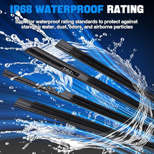 Door Window Trim Seal Weather Stripping Moulding Belt Sweep Felt Fit Honda Civic 2016 2017 2018 2019 2020 2021 4 Door Sedan Replaces 72450-TEA-T01 72410-TEA-T01 72950-TEA-T01 72910-TEA-T01 - size: Civic 2016-2021