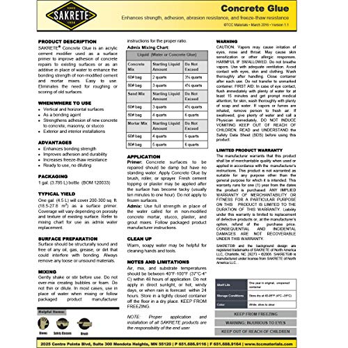 SAKRETE | Concrete Glue | 1 gal