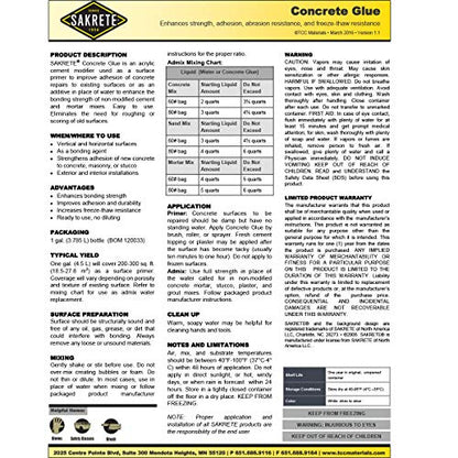 SAKRETE | Concrete Glue | 1 gal